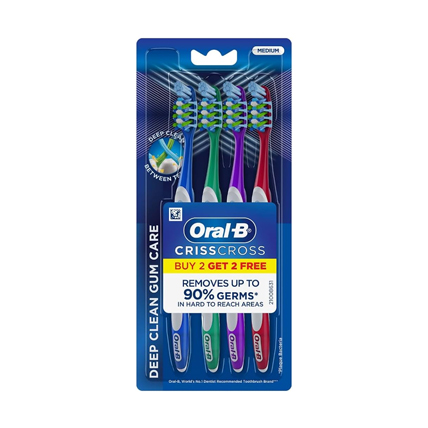 Oral-B Tooth Brush Crisscross Medium 